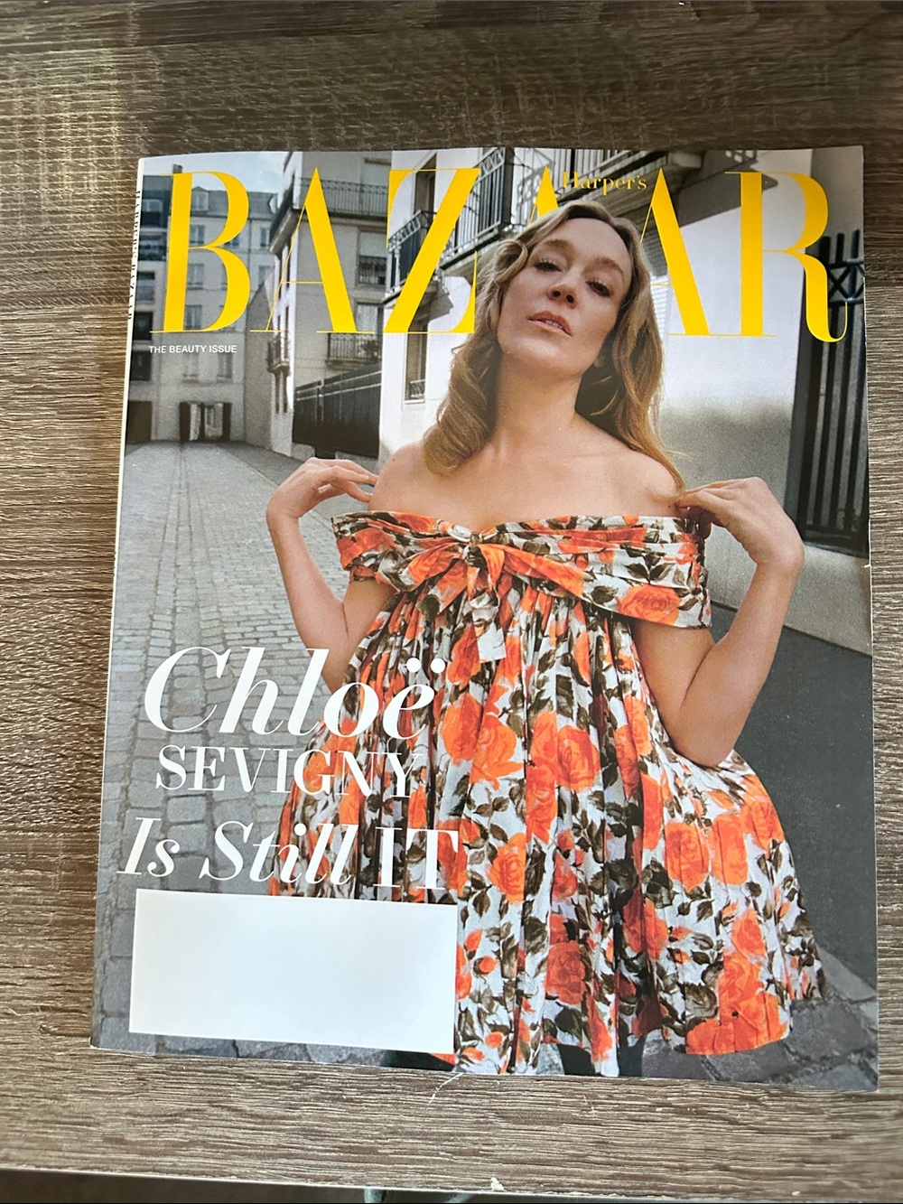 Magazine - Floral Cover Featuring Chloë Sevigny (Orange Floral)